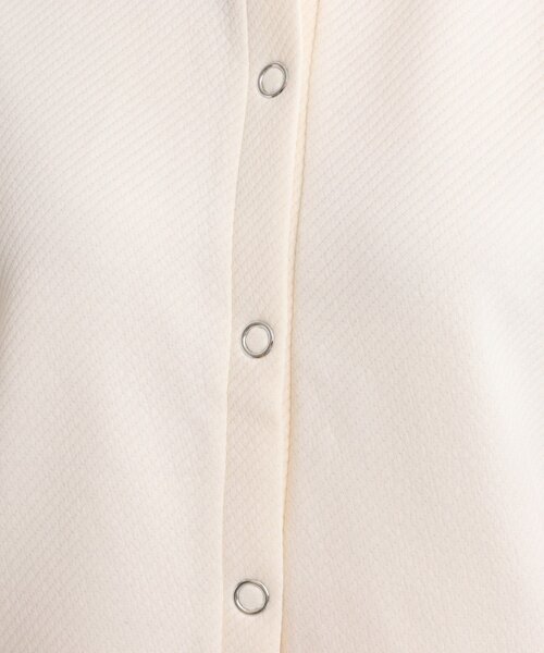 Cutie Blonde（キューティーブロンド）の「◆キルテイング前後2WAYプルオーバー（カーディガン/ボレロ・レディース・アイボリー/ブラック/黄緑系・00）」の11枚目の写真