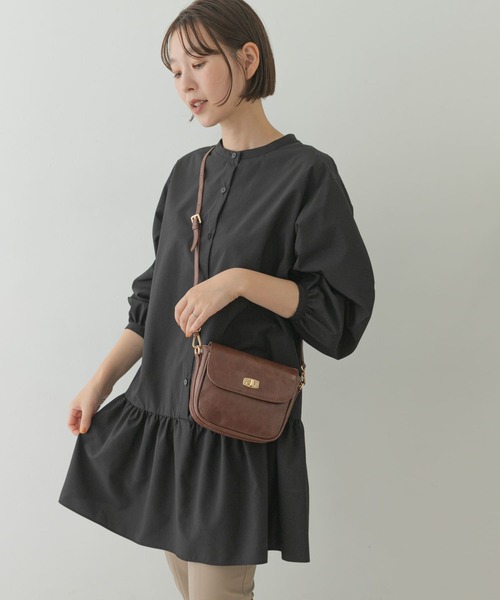 F by ROSSOイージーケアリネンティアード チュニック　ロッソ F by ROSSO（エフバイロッソ）の「F by ROSSO イージーケアリネン