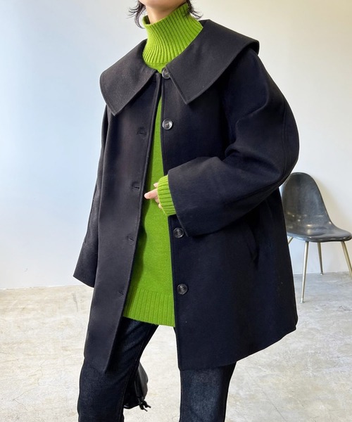 LIAN（リアン）の「襟取り外し2WAYミドルコート（その他アウター
