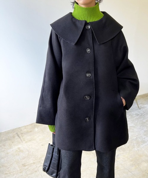 LIAN（リアン）の「襟取り外し2WAYミドルコート（その他アウター