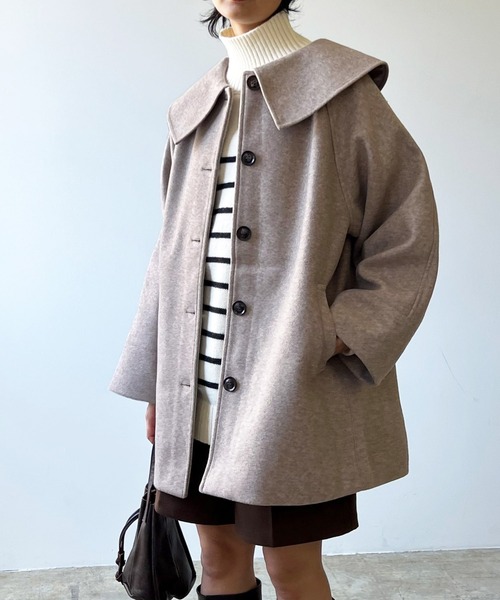 LIAN（リアン）の「襟取り外し2WAYミドルコート（その他アウター