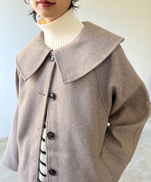 LIAN（リアン）の「襟取り外し2WAYミドルコート（その他アウター