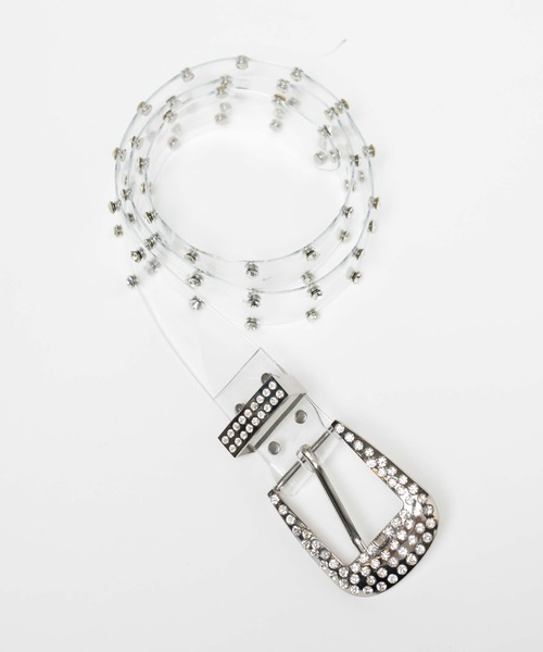 WEGO（ウィゴー）の「WEGO/ビジューワイドベルト（ベルト・レディース・ブラック/その他1・FREE）」の5枚目の写真