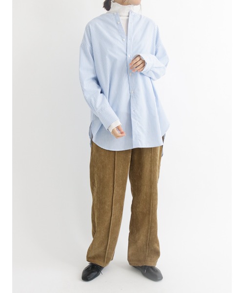 Samansa Mos2 blue(サマンサモスモスブルー)の「メロウタートルプルオーバー(Tシャツ/カットソー・レディース・ブラック/ライトベージュ/オフホワイト・LARGE/MEDIUM)」の11枚目の写真