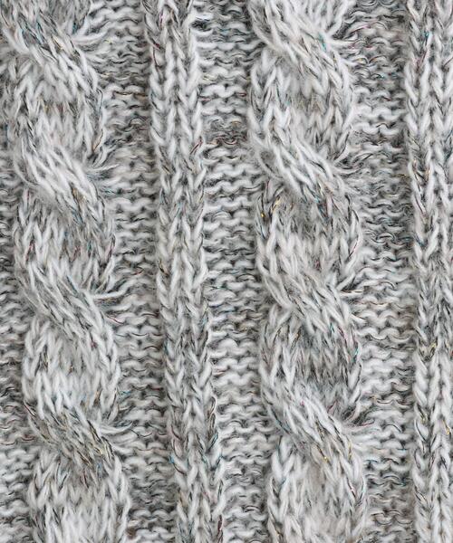 Cutie Blonde（キューティーブロンド）の「◆MIXラメケーブルニットプルオーバー（ニット/セーター・レディース・ピンク系/グレー/ブルー/レモンイエロー・00）」の11枚目の写真