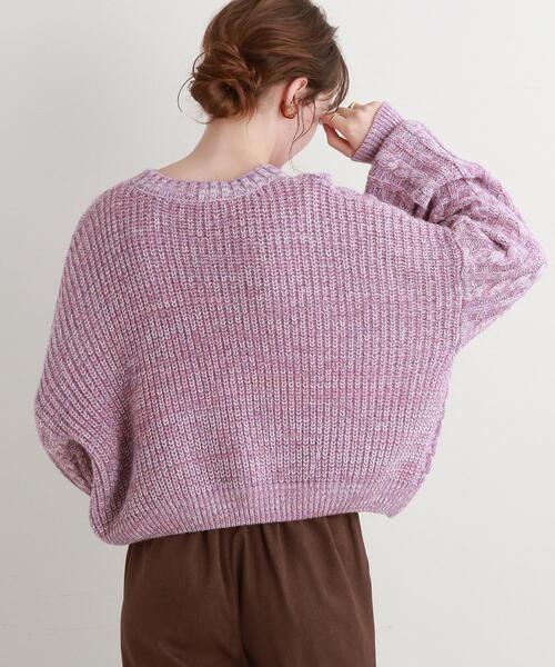 Cutie Blonde（キューティーブロンド）の「◆MIXラメケーブルニットプルオーバー（ニット/セーター・レディース・ピンク系/グレー/ブルー/レモンイエロー・00）」の21枚目の写真