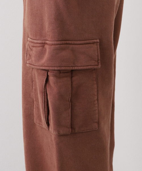 BOW WOW（バウワウ）の「【BOWWOW / バウワウ】SWEAT CARGO PANTS（カーゴパンツ・メンズ・ブラウン・MEDIUM/LARGE）」の6枚目の写真