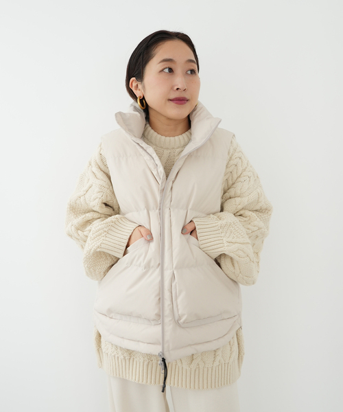 【DESCENTE ddd 】　IENA 別注 ダウンベスト DESCENTE ddd【IENA 別注 ダウンベスト】