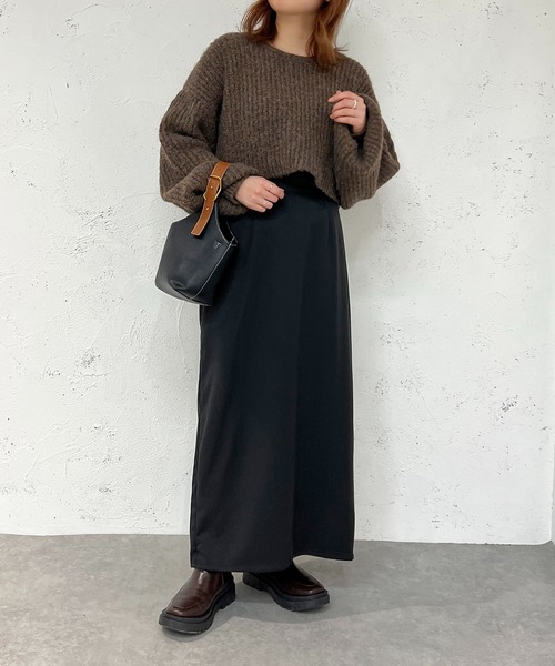 apres jour mignon(アプレジュールミニョン)の「アソートハイウエストナロースカート【ZOZOTOWN限定アイテム】(スカート・レディース・アイボリー/ブラック/ブラック系その他・SMALL/MEDIUM/X-LARGE)」の5枚目の写真