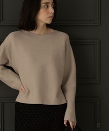 OPAQUE.CLIP | ファインゲージ ボートネックニット(ニット/セーター)