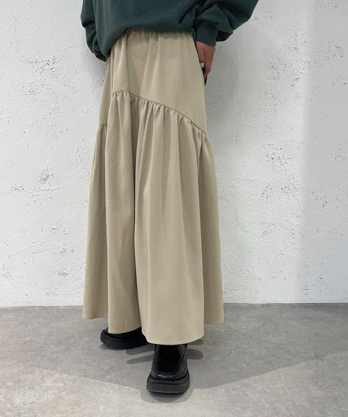apres jour mignon(アプレジュールミニョン)の「ボリュームデザインスカート【ZOZOTOWN限定アイテム】(スカート・レディース・ブラック/ベージュ・X-LARGE/MEDIUM/SMALL)」の18枚目の写真