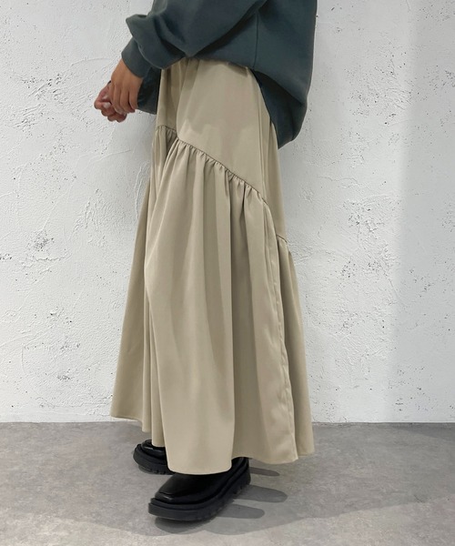 apres jour mignon(アプレジュールミニョン)の「ボリュームデザインスカート【ZOZOTOWN限定アイテム】(スカート・レディース・ブラック/ベージュ・X-LARGE/MEDIUM/SMALL)」の19枚目の写真