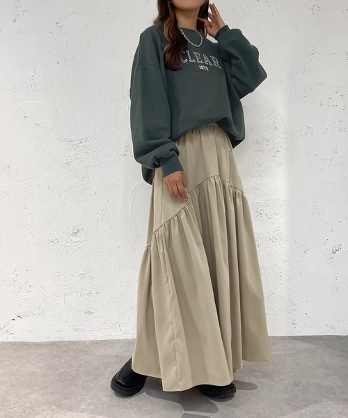 apres jour mignon(アプレジュールミニョン)の「ボリュームデザインスカート【ZOZOTOWN限定アイテム】(スカート・レディース・ブラック/ベージュ・X-LARGE/MEDIUM/SMALL)」の21枚目の写真