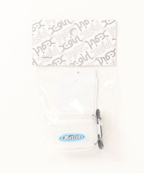 X-girl（エックスガール）の「【X-girl /エックスガール】 OVAL LOGO 3RD GENERATION AIRPODS CASE（スマホグッズ・レディース・ブラック/クリア・FREE）」の2枚目の写真