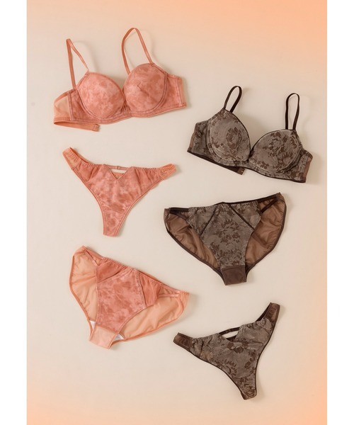 Chut! INTIMATES(シュットインティメイツ)の「プッシュアップブラ ストリングショーツ (C395)(ショーツ・レディース・ブラウン系その他/オレンジ系その他・M/L)」の4枚目の写真