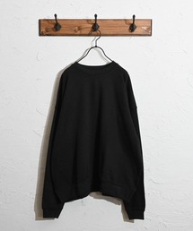 裏起毛ルーズフィットクルーネック