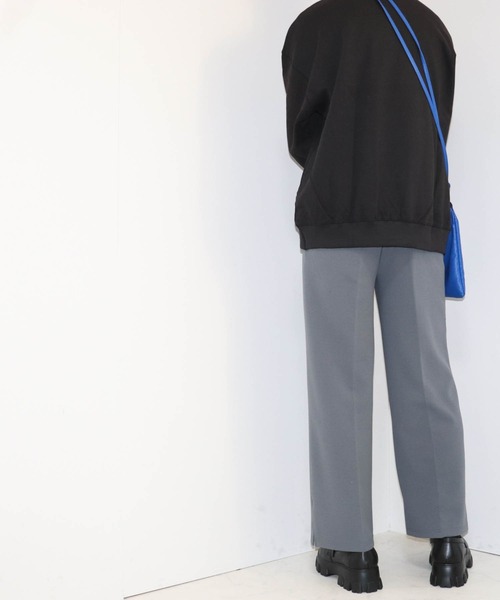 Anytime Songs（エニータイムソングス）の「裏起毛ルーズフィットクルーネック（スウェット・メンズ・ネイビー/杢グレー/アッシュ/グリーン/ブラック/オフホワイト・MEDIUM/X-LARGE/LARGE）」の7枚目の写真