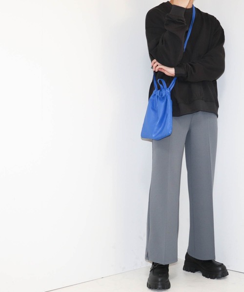 Anytime Songs（エニータイムソングス）の「裏起毛ルーズフィットクルーネック（スウェット・メンズ・ネイビー/杢グレー/アッシュ/グリーン/ブラック/オフホワイト・MEDIUM/X-LARGE/LARGE）」の17枚目の写真