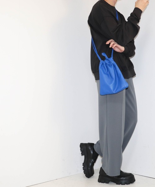 Anytime Songs（エニータイムソングス）の「裏起毛ルーズフィットクルーネック（スウェット・メンズ・ネイビー/杢グレー/アッシュ/グリーン/ブラック/オフホワイト・MEDIUM/X-LARGE/LARGE）」の10枚目の写真