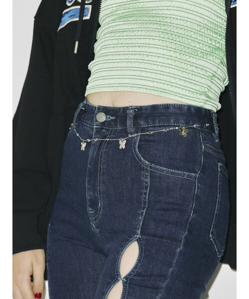 jouetie（ジュエティ）の「バタフライウエストチェーンベルト（ベルト・レディース・シルバー/ゴールド・FREE）」の16枚目の写真