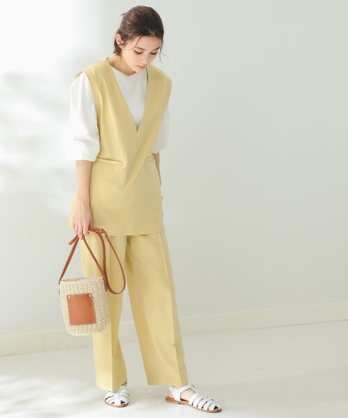 B:MING by BEAMS（ビーミングバイビームス）の「B:MING by BEAMS / オーバー Vネック ベスト（ベスト・レディース・ブラック/イエロー系その他/ラベンダー・SMALL/MEDIUM）」の11枚目の写真