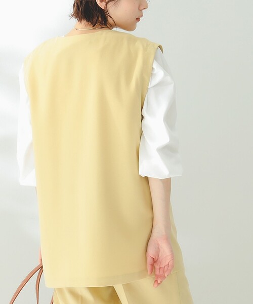 B:MING by BEAMS（ビーミングバイビームス）の「B:MING by BEAMS / オーバー Vネック ベスト（ベスト・レディース・ブラック/イエロー系その他/ラベンダー・SMALL/MEDIUM）」の16枚目の写真