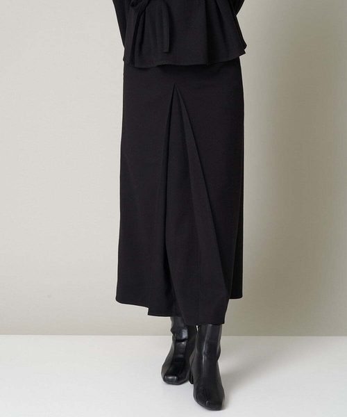 A de a.v.v（アードアー・ヴェ・ヴェ）の「［SET UP対応］センターボックスタックナロースカート（スカート・レディース・グリーン/ブラック・36/38）」の13枚目の写真