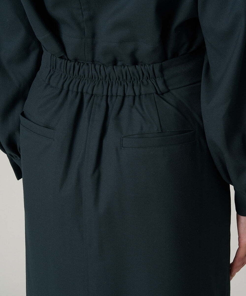 A de a.v.v（アードアー・ヴェ・ヴェ）の「［SET UP対応］センターボックスタックナロースカート（スカート・レディース・グリーン/ブラック・36/38）」の17枚目の写真