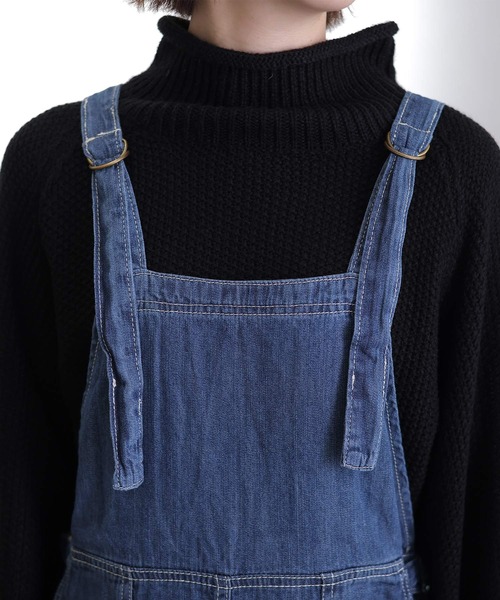 ElegChic(エレグシック)の「デニムサロペット スカート (スカート・レディース・ブルー/ワンウォッシュ・L/XL/XXL/4L/M)」の13枚目の写真