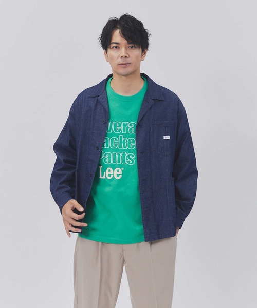 Lee(リー)の「【Lee】ロコシャツ(シャツ/ブラウス・メンズ・ダークインディゴブルー・M/L/XL)」の1枚目の写真