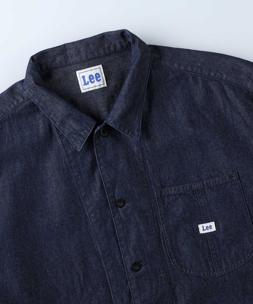 Lee(リー)の「【Lee】ロコシャツ(シャツ/ブラウス・メンズ・ダークインディゴブルー・M/L/XL)」の7枚目の写真