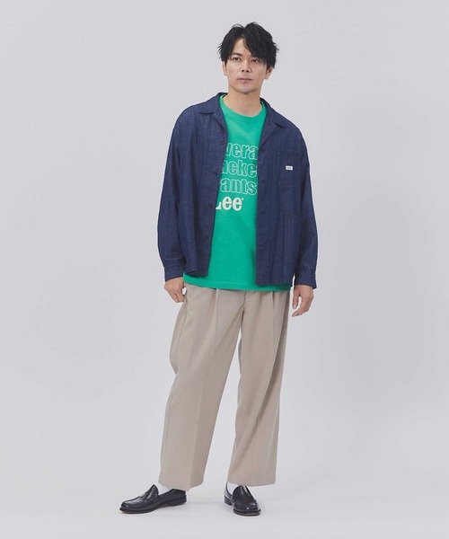 Lee(リー)の「【Lee】ロコシャツ(シャツ/ブラウス・メンズ・ダークインディゴブルー・M/L/XL)」の2枚目の写真