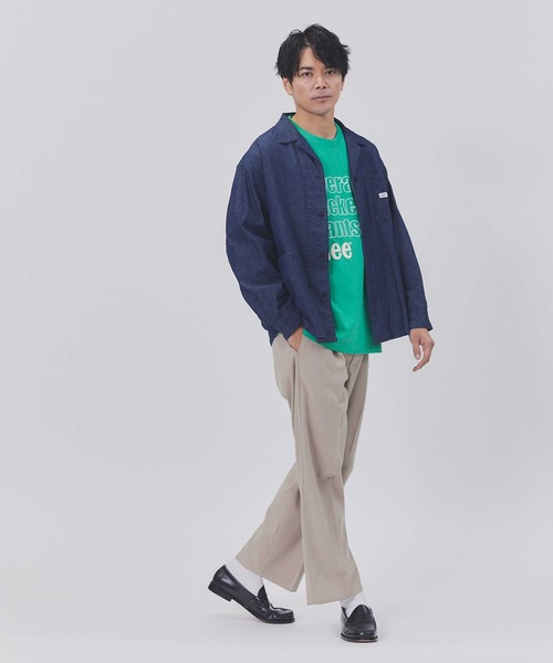 Lee(リー)の「【Lee】ロコシャツ(シャツ/ブラウス・メンズ・ダークインディゴブルー・M/L/XL)」の3枚目の写真