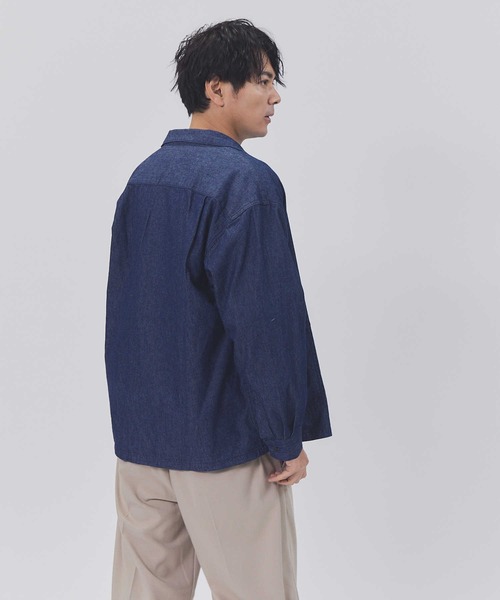 Lee(リー)の「【Lee】ロコシャツ(シャツ/ブラウス・メンズ・ダークインディゴブルー・M/L/XL)」の4枚目の写真