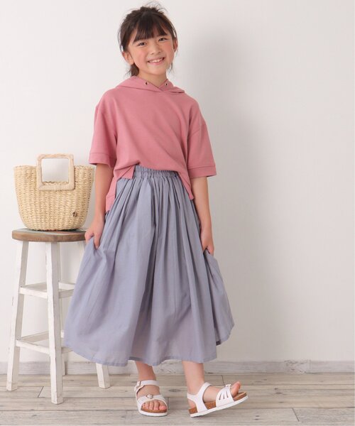 ikka(イッカ)の「India コットンギャザースカート(120~160cm)(スカート・キッズ・ブルー/ピンク・120/130/140/150/160)」の12枚目の写真
