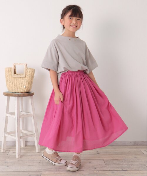 ikka(イッカ)の「India コットンギャザースカート(120~160cm)(スカート・キッズ・ブルー/ピンク・120/130/140/150/160)」の15枚目の写真