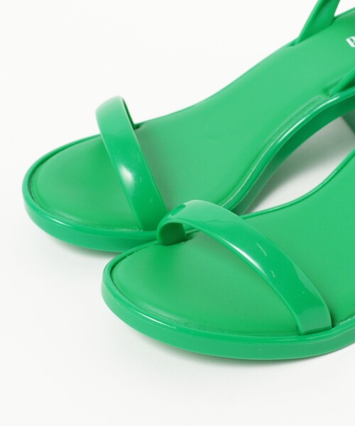 Ray BEAMS（レイビームス）の「Melissa / SHINY HEEL II（サンダル・レディース・グリーン・36/37/38/39）」の3枚目の写真