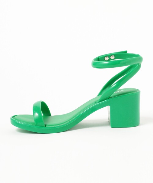 Ray BEAMS（レイビームス）の「Melissa / SHINY HEEL II（サンダル・レディース・グリーン・36/37/38/39）」の4枚目の写真