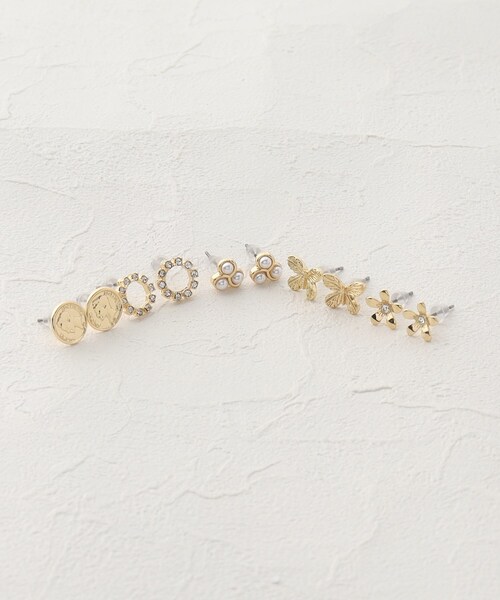 SHOO・LA・RUE(シューラルー)の「◆【10点セット】ピアス(ピアス(両耳用)・レディース・ピンクゴールド/ゴールド/シルバー・00)」の2枚目の写真