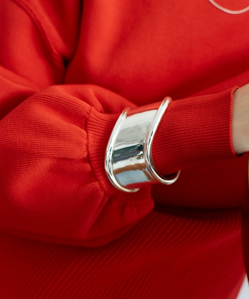 Nothing And Others(ナッシングアンドアザーズ)の「「Nothing And Others/ナッシングアンドアザーズ」Wave Bangle(バングル/リストバンド・レディース・シルバー・FREE)」の12枚目の写真