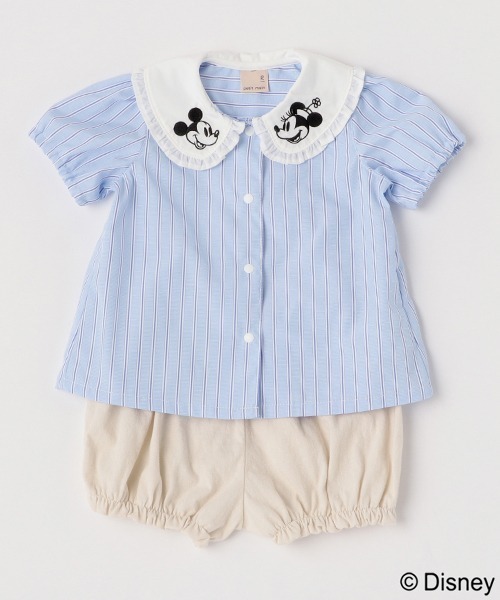 petit main（プティマイン）の「【リンク】【Disney】ブラウスセット(ベビー)（アンサンブル・キッズ・オフホワイト/レッド/ライトブルー・70cm/80ｃｍ）」の15枚目の写真