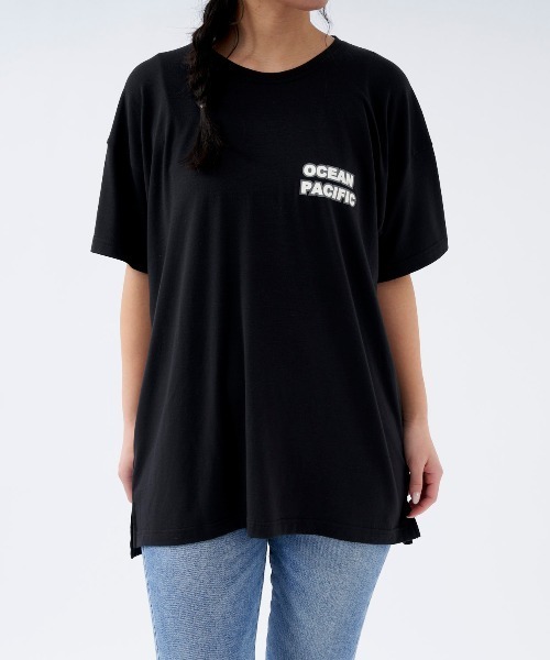 Ocean Pacific（オーシャンパシフィック）の「【OP:オーピー】レディース半袖UVTシャツ　水陸両用　バックプリント（Tシャツ/カットソー・レディース・ラベンダー/ピンク/ホワイト/レッド/ブラック・LARGE/MEDIUM/X-LARGE）」の19枚目の写真