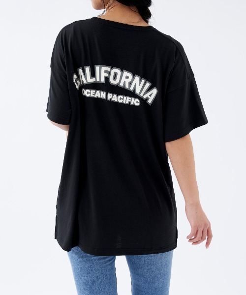 Ocean Pacific（オーシャンパシフィック）の「【OP:オーピー】レディース半袖UVTシャツ　水陸両用　バックプリント（Tシャツ/カットソー・レディース・ラベンダー/ピンク/ホワイト/レッド/ブラック・LARGE/MEDIUM/X-LARGE）」の21枚目の写真