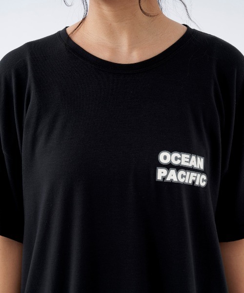 Ocean Pacific（オーシャンパシフィック）の「【OP:オーピー】レディース半袖UVTシャツ　水陸両用　バックプリント（Tシャツ/カットソー・レディース・ラベンダー/ピンク/ホワイト/レッド/ブラック・LARGE/MEDIUM/X-LARGE）」の22枚目の写真