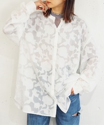 tiptop | シアージャガードバンドカラーシャツ(シャツ/ブラウス)