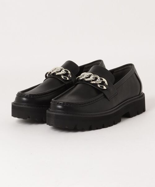 ABC-MART（エービーシーマート）の「ABC SELECT エービーシーセレクト TRACK LOAFER トラックローファー L0098 BLACK（ローファー・メンズ・ブラック・25.0cm/25.5cm/26.0cm/26.5cm/27.0cm/27.5cm/28.0cm/29.0cm）」の2枚目の写真