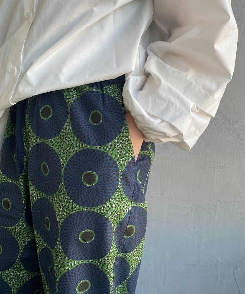 LE GLAZIK（ルグラジック）の「[LE GLAZIK/ル グラジック] バティック柄プリント コットンイージーパンツ（その他パンツ・レディース・グリーン/レッド/イエロー/パープル/ブルー・34）」の10枚目の写真