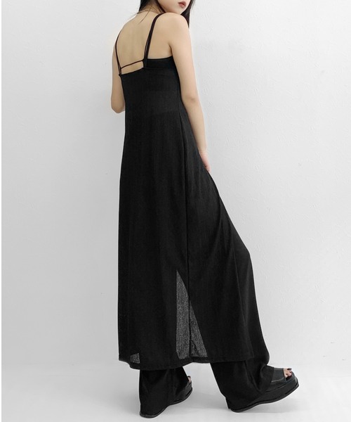 LVEU.(ラブユ.)の「【LVEU.】バックデザインカップ付きキャミソール(ブラトップ) / トップス インナー ブラトップ キャミソール カップ付 パット リブ ニット デザインブラ ブラック(キャミソール・レディース・ブラック/ホワイト/グレー・FREE)」の16枚目の写真