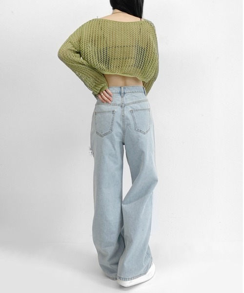 LVEU.(ラブユ.)の「【LVEU.】バックデザインカップ付きキャミソール(ブラトップ) / トップス インナー ブラトップ キャミソール カップ付 パット リブ ニット デザインブラ ブラック(キャミソール・レディース・ブラック/ホワイト/グレー・FREE)」の18枚目の写真