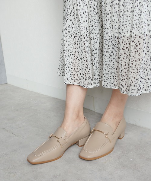 Fabby fabby（ファビィーファビィー）の「ビットローファー（ローファー・レディース・オフホワイト/ブラック/ベージュ/ブラウン・MEDIUM/SMALL/LARGE）」の8枚目の写真